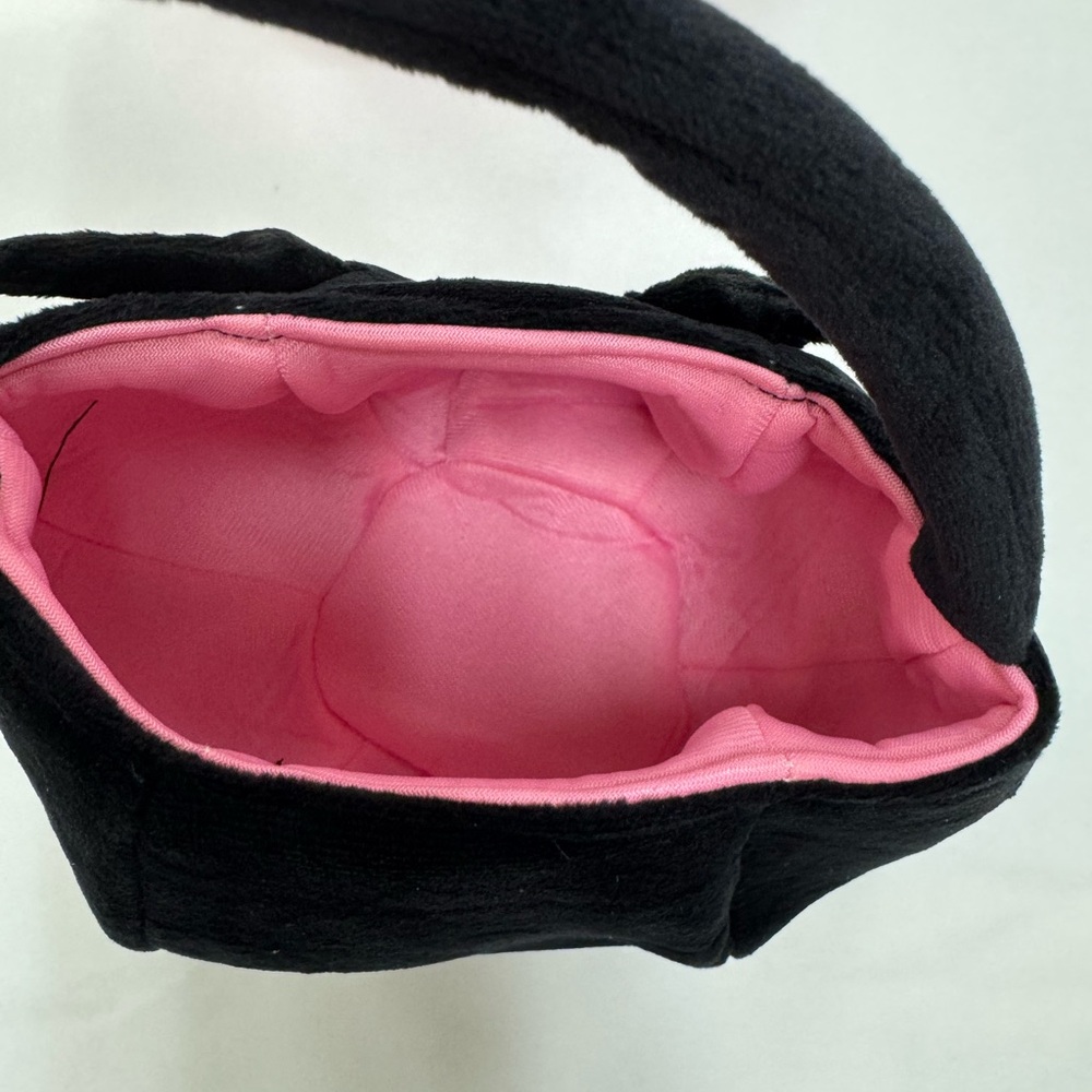 Black and Pink Halloween Trick-or-Treat Plush Bags - Picture 4 of 7